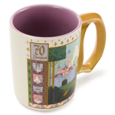 Sleeping Beauty Castle Disneyland Resort 70th Anniversary Mug