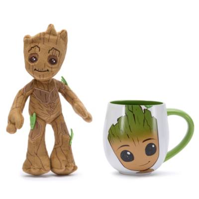 Guardians of the Galaxy - Groot - Bundle mit Becher und Mini Bean Bag Kuscheltier