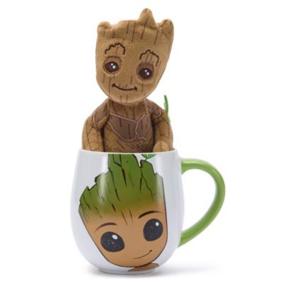 Guardians of the Galaxy - Groot - Bundle mit Becher und Mini Bean Bag Kuscheltier