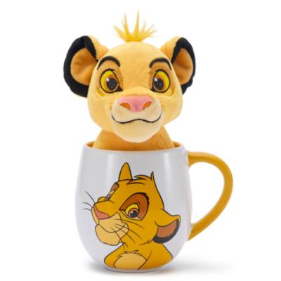 Ensemble Mug avec mini peluche Simba, Le Roi Lion
