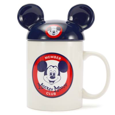 The Mickey Mouse Club 70th Anniversary Mug with Ears Hat Lid