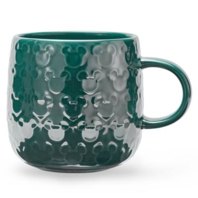 Micky Maus - Blaugr&uuml;ner Becher mit Micky Symbolen