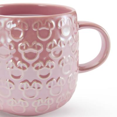 Taza rosa iconos Minnie Mouse