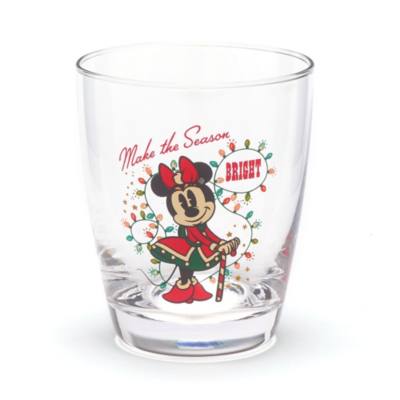 Mickey and Friends Vintage Festive Glasses, Set of 4