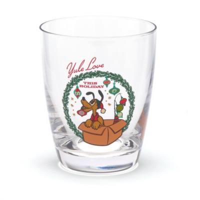 Mickey and Friends Vintage Festive Glasses, Set of 4
