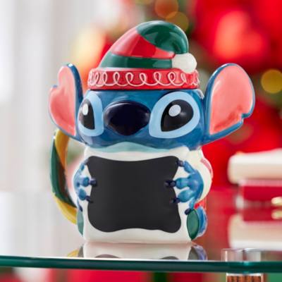 Stitch Festive Mug with Lid, Lilo & Stitch