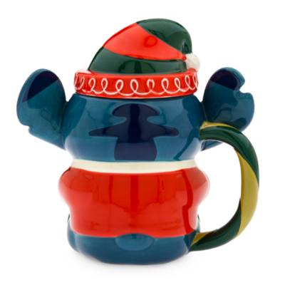 Stitch Festive Mug with Lid, Lilo & Stitch