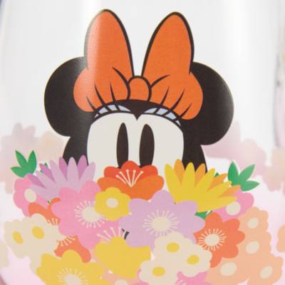 Mickey and Minnie Mouse Floral Glasses, Set of 2