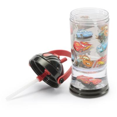 Disney Pixar Cars Snow Globe Straw Tumbler