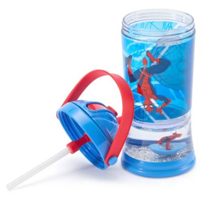 Spider-Man Snow Globe Straw Tumbler