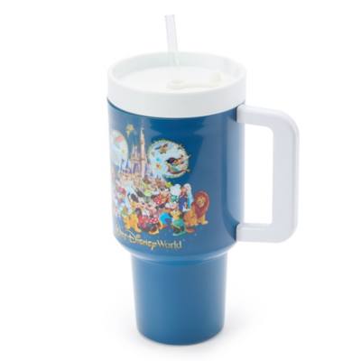 Bicchiere con cannuccia Walt Disney World Storybook