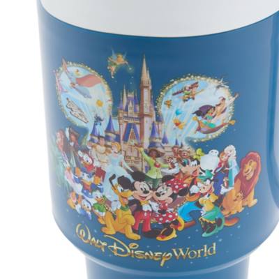Bicchiere con cannuccia Walt Disney World Storybook