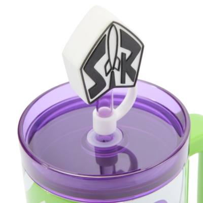 Vaso acero inoxidable con pajita y funda cremallera Buzz Lightyear, Toy Story