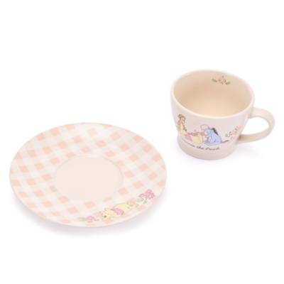Taza t&eacute; y platillo Winnie the Pooh y sus amigos