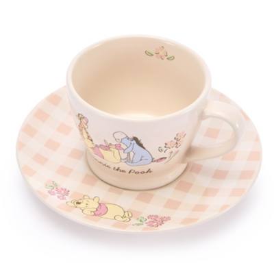 Taza t&eacute; y platillo Winnie the Pooh y sus amigos