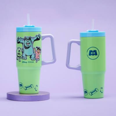 Vaso con pajita Monstruos&nbsp;S.A.