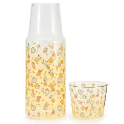 Beauty and the Beast Glass and Carafe Set