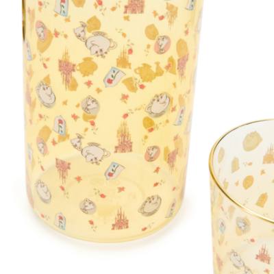 Beauty and the Beast Glass and Carafe Set