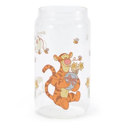 Tigger Floral Glass, Winnie the Pooh