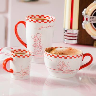 Mickey Mouse and Minnie Mouse Cappuccino Mug