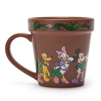 Mickey and Friends Floral Plant Pot Mug