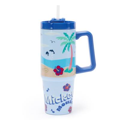 Mickey Mouse Summer Beach Straw Tumbler
