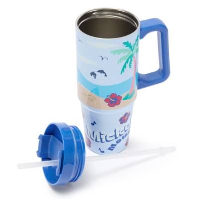 Mickey Mouse Summer Beach Straw Tumbler