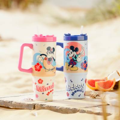 Minnie Mouse Summer Beach Straw Tumbler