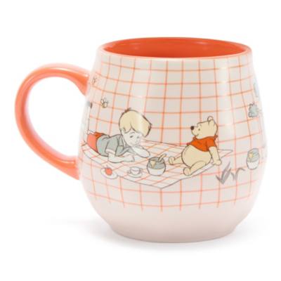 Winnie Puuh und Freunde - Becher mit Karomuster