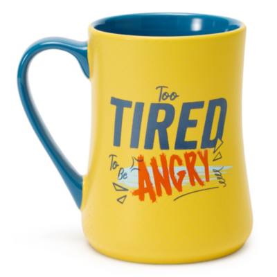 Mug Donald Duck ''Too Tired To Be Angry''