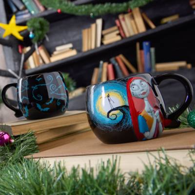 Mug Jack Skellington et Sally sculpt&eacute;, L'&Eacute;trange No&euml;l de monsieur Jack de Tim Burton