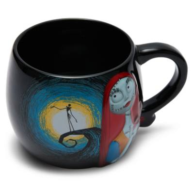 Mug Jack Skellington et Sally sculpt&eacute;, L'&Eacute;trange No&euml;l de monsieur Jack de Tim Burton