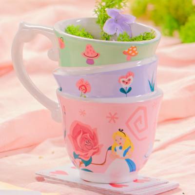 Alice in Wonderland Stacked Teacups Mug