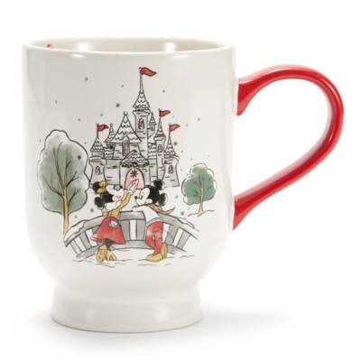 Tazza in gres Topolino e Minnie Winter Wishes