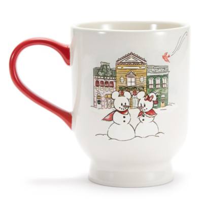 Tazza in gres Topolino e Minnie Winter Wishes