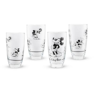 Mickey Mouse Glasses, Set of 4