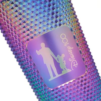 Walt Disney and Mickey Mouse 'Partners' Disney100 Geometric Starbucks Tumbler with Straw