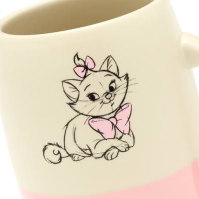 Marie Dip Glaze Sketch Mug, The Aristocats