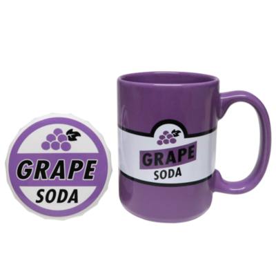 Grape Soda Mug with Lid, Up