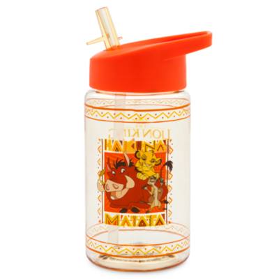 Botella agua infantil Simba con funda bandolera peluche, 30.&ordm; aniversario, El Rey Le&oacute;n