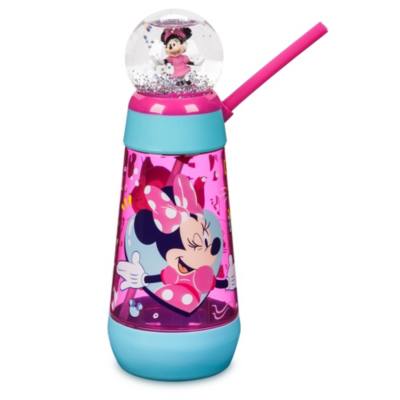 Minnie Mouse Snow Globe Tumbler with Straw For Kids