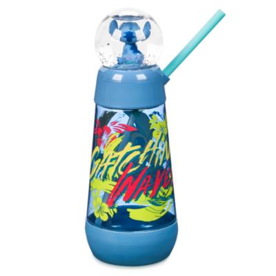 Stitch Snow Globe Tumbler with Straw For Kids