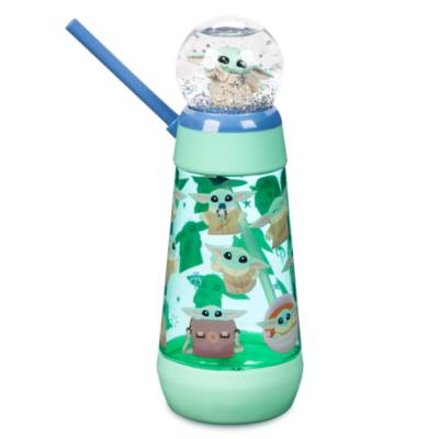 Grogu Snow Globe Tumbler with Straw For Kids, Star Wars: The Mandalorian