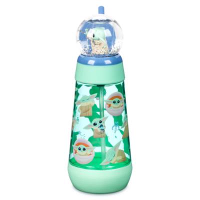 Grogu Snow Globe Tumbler with Straw For Kids, Star Wars: The Mandalorian