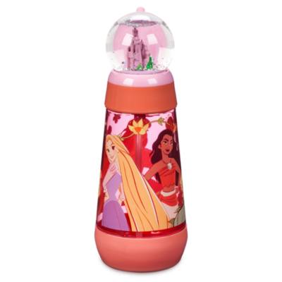 Disney Princess Snow Globe Tumbler with Straw For Kids
