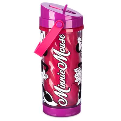 Minnie Mouse Colour Changing Water Bottle with Built-In Straw For Kids