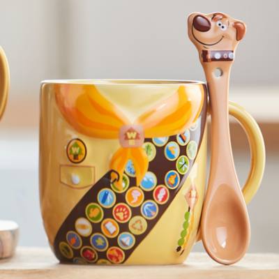 Russell and Dug Mug and Spoon Set, Up