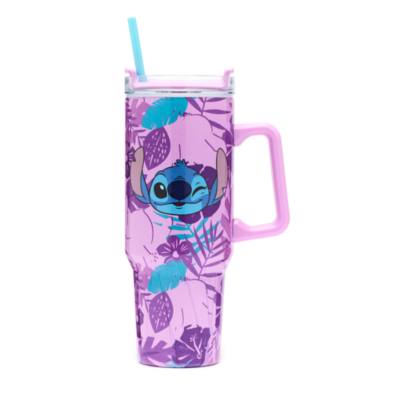 Stitch Stainless Steel Straw Tumbler, Lilo & Stitch
