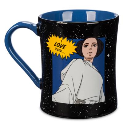 Taza ''I Love You'' Princesa Leia, Star Wars