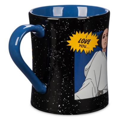 Taza ''I Love You'' Princesa Leia, Star Wars
